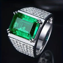 Bague Elsa avec émeraude et diamants