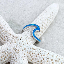 Bague Vague de Mer en opale et argent