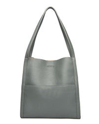 Sac à bandoulière simple de couleur unie