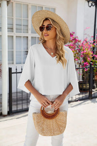 Arlet | Blouse Élégante et Douce à Col en V pour Femme