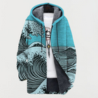 Manteau à motif ondulé