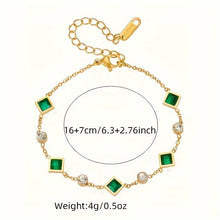 Bracelet Émeraude Céleste