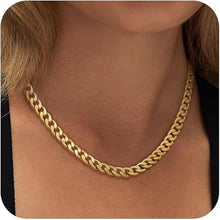 Collier cubain avec maillons épais en or