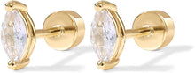 Boucles d'oreilles Goutte Diamant | Or