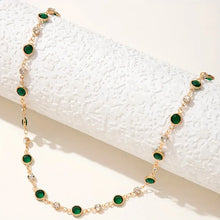 Collier Pendentif Vert Divin