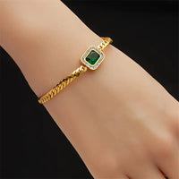 Bracelet Émeraude Divine