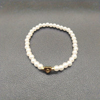 Bracelet Élégant en Cœur avec Initiale