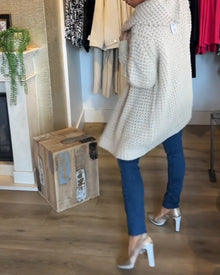 Cardigan de couleur unie
