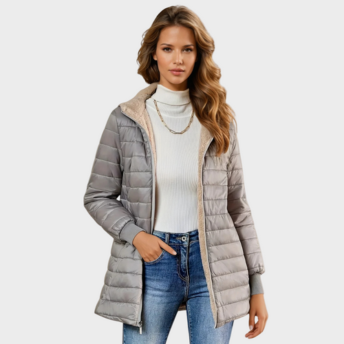 Michèle - Manteau long, imperméable et élégant