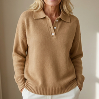 Olivia | Pull en Tricot Doux avec Col