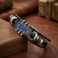 Bracelet en Cuir avec Guitare