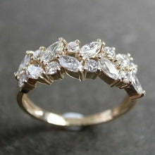 Bague vintage avec zircon