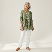 Blair - Blouse longue imprimée