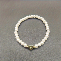 Bracelet Élégant en Cœur avec Initiale