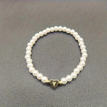 Bracelet Élégant en Cœur avec Initiale