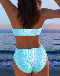 Bikini Imprimé Léopard Bandeau