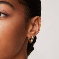Boucles d'oreilles créoles épaisses | Or