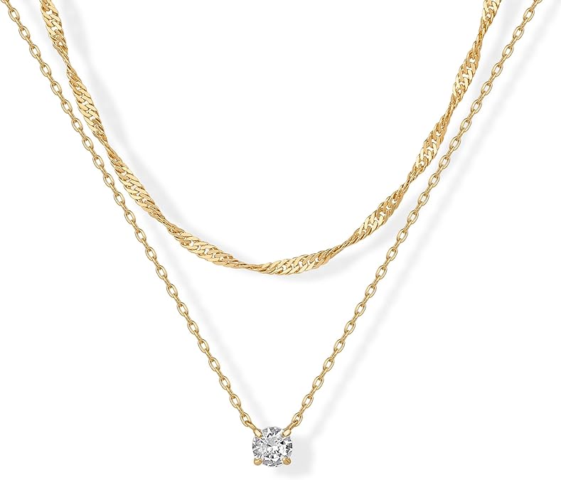 Collier Double Éclat | Or