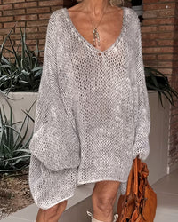 Pull Col V Loose Slouchy