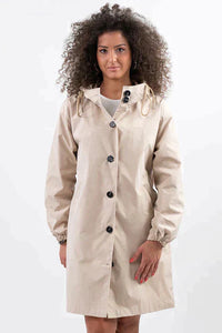 Lewis | Veste imperméable avec fermeture à boutons pour femme