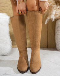Bottes Hautes À La Mode Pour Femmes
