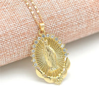 Collier avec pendentif de la Vierge Marie