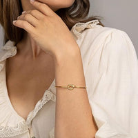 Bracelet Nœud d'Amour | Or