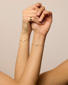 Bracelet Cœur Rayonnant | Or