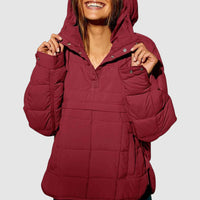 Anežka - Blouse oversize avec capuche