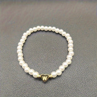 Bracelet Élégant en Cœur avec Initiale