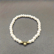 Bracelet Élégant en Cœur avec Initiale