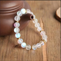 Confiance Bracelet en Perles et Pierre de Lune