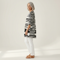 Quinn - Blouse longue imprimée