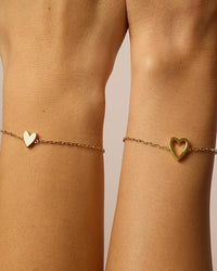 Bracelet Cœur Rayonnant | Or