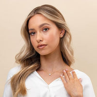 Collier Aurora Cristal | Or