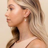Boucles d'oreilles Perle Élégante | Or