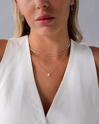 Collier Double Éclat | Or