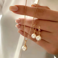 Ensemble de Bijoux Perle Dorée | Or