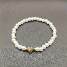 Bracelet Élégant en Cœur avec Initiale