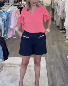 Short Orné De Chaîne Décontracté