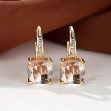 Boucles d'Oreilles en Or avec Pierres Mystérieuses