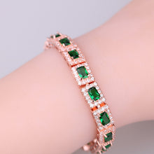 Bracelet en Or Émeraude