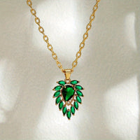 Collier Matilde Cœur d'Émeraude