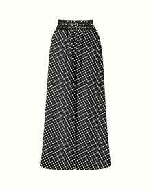 Pantalon Imprimé Pois Long