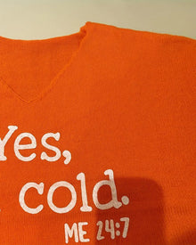 Pull Col En V Imprimé Lettre Ample Décontracté