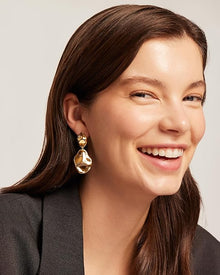 Boucles d'oreilles Ondes | Or
