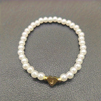 Bracelet Élégant en Cœur avec Initiale