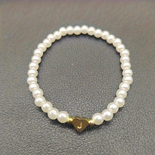 Bracelet Élégant en Cœur avec Initiale