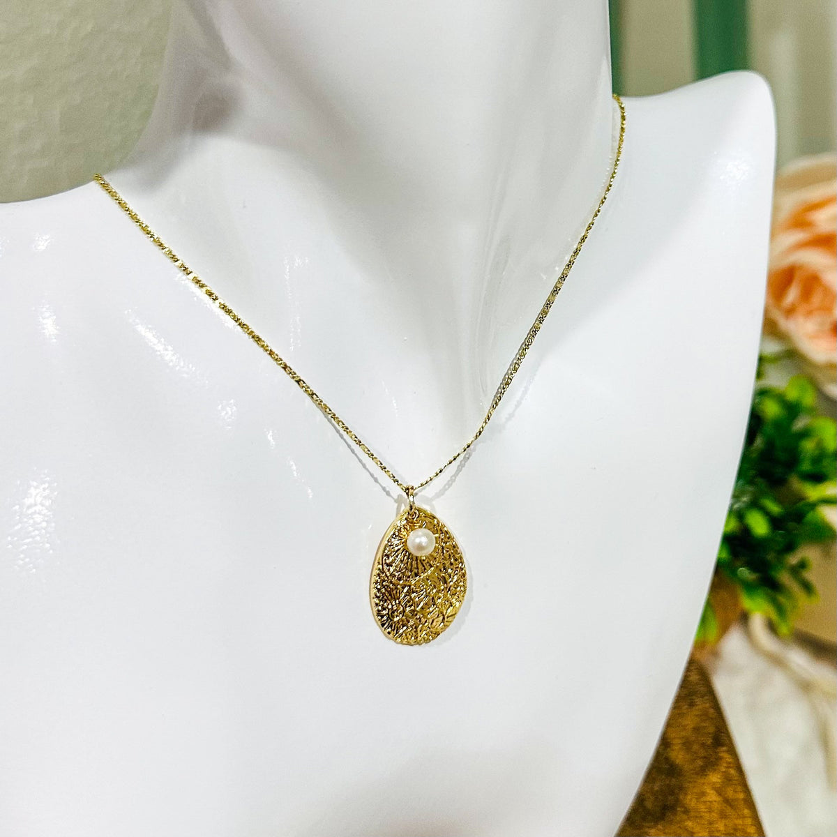 Collier Marina avec des perles en forme de goutte
