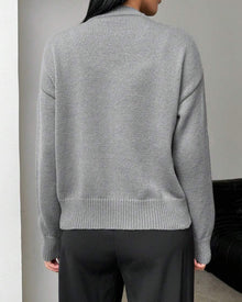 Pull Tendance Avec Ourlet Fendu
